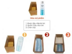 đóng gói hàng hóa mỹ phấm
