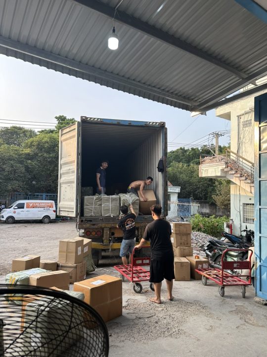 Dịch vụ bốc xếp KCN Long Thành hàng hóa kho xưởng, container- Hưng Phát Chuyen van phong tron goi kcn long thanh