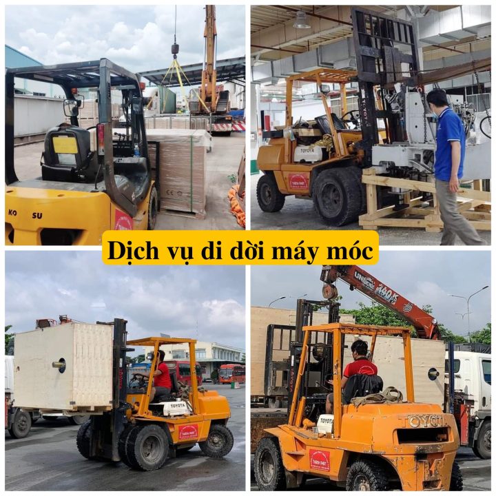 Dịch vụ bốc xếp trọn gói tại Long Khánh và KCN giá rẻ - Hưng Phát Dịch vụ di dời máy móc vật nặng