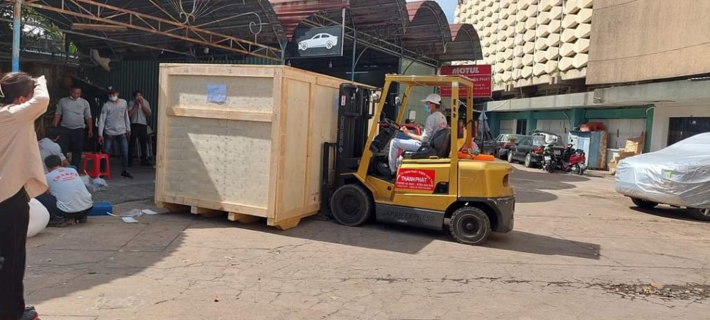 Cho thuê xe nâng hàng KCN Thuận An - Bình Dương - Hưng Phát