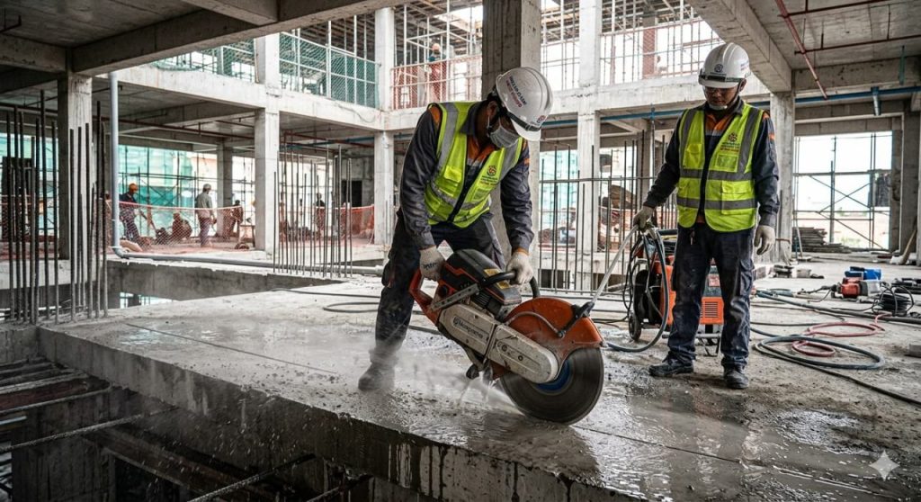 Dịch vụ khoan cắt bê tông Hải Phòng giá rẻ uy tín nhanh chóng