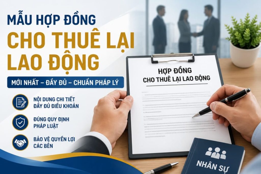 Mẫu Hợp Đồng Cho Thuê Lại Lao Động Mới Nhất