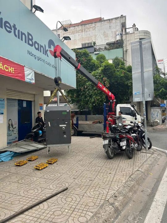 Cho Thuê Xe Cẩu Kiên Giang Nâng Hạ, Cẩu Lắp Thiết Bị Chuyên Nghiệp