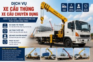 Cho Thuê Xe Cẩu Điều Xe Nhanh, An Toàn, Chi Phí Hợp Lý