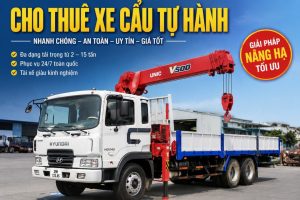 Dịch vụ Xe Cẩu Tự Hành/ Cẩu Thùng Trọn Gói giá rẻ